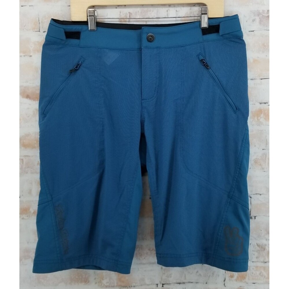 Troy Lee Designs Skyline Air Short w/Liner Solid Dark Slate Blue Men's Size 34